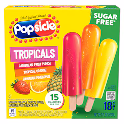 Popsicle Sugar Free Tropical Ice Pops