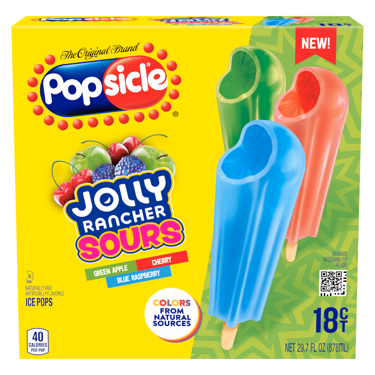 Popsicle JOLLY RANCHER Sours Ice Pops